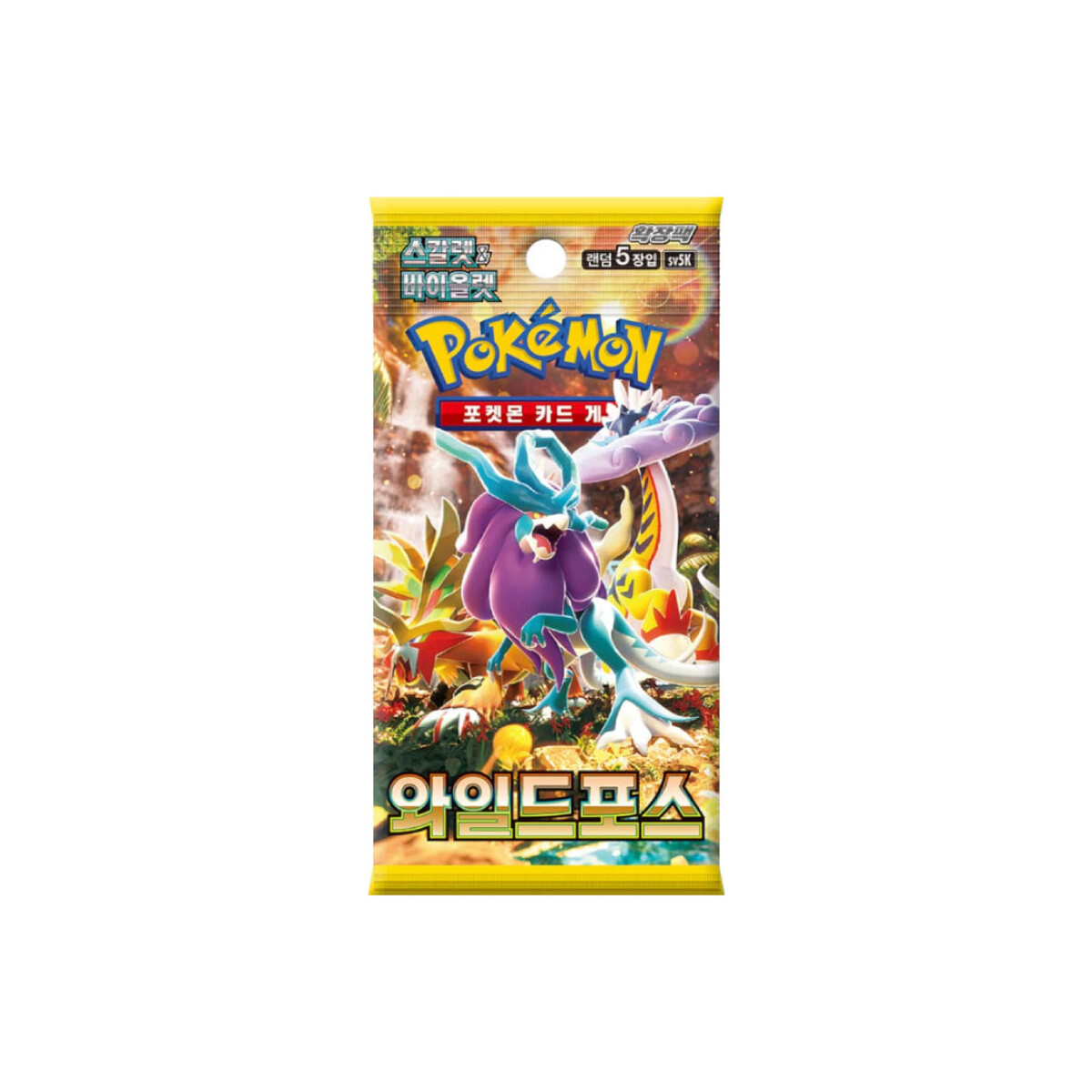 Pokemon TCG Booster Pack - Wild Force sv5K - Koreanisch